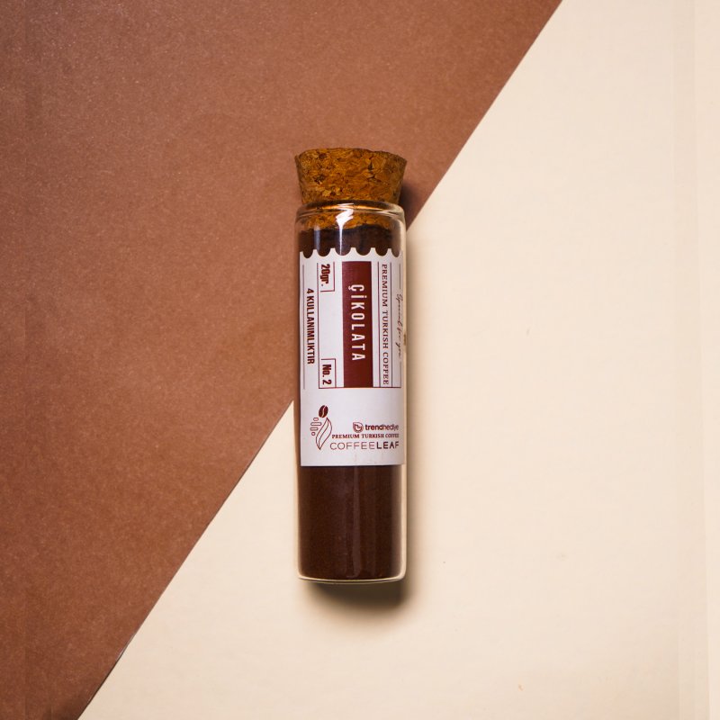 Mantar Kapaklı Cam Şişe Aromalı Türk Kahvesi Çeşitleri – 4 Pişirimlik